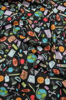 School-Daze Printed Cotton