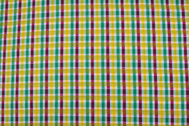 Green Stripes Reversable Cotton Check