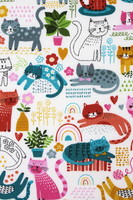  Whiskers Kitty Pals Printed Premium Cotton