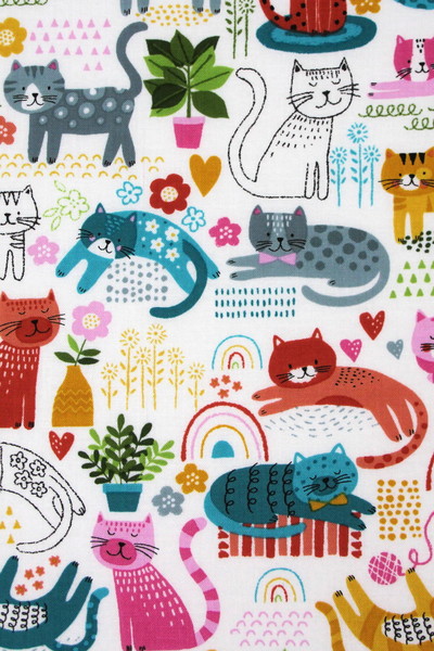  Whiskers Kitty Pals Printed Premium Cotton