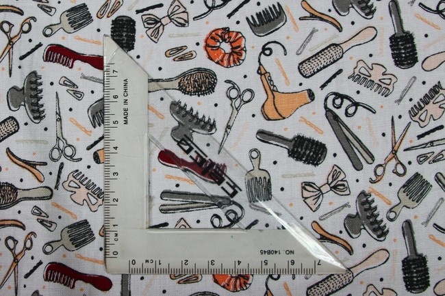 Hair-Dressing Printed Cotton