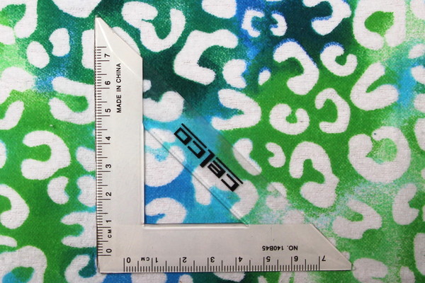 Blue & Green Toned Leopard Printed Flannelette