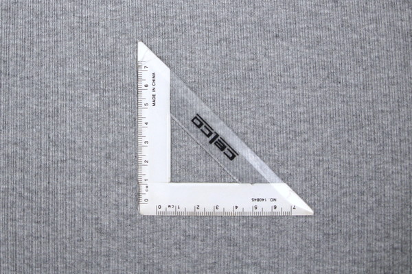 Light Grey Marle 100% Cotton Flat Ribbing