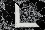 Curly Cobwebs Halloween Printed Cotton New Image