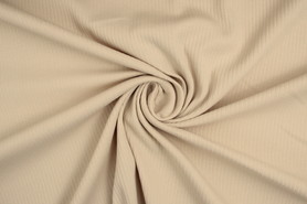 Creamy Blush 100% Cotton Flat Ribbing