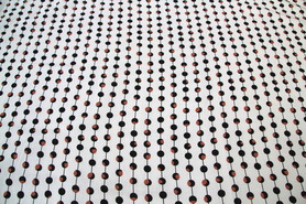 ** REMNANT - String of Beads Printed Rayon