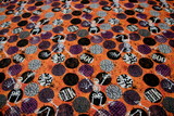 Skeleton Dance Halloween Printed Cotton New Image
