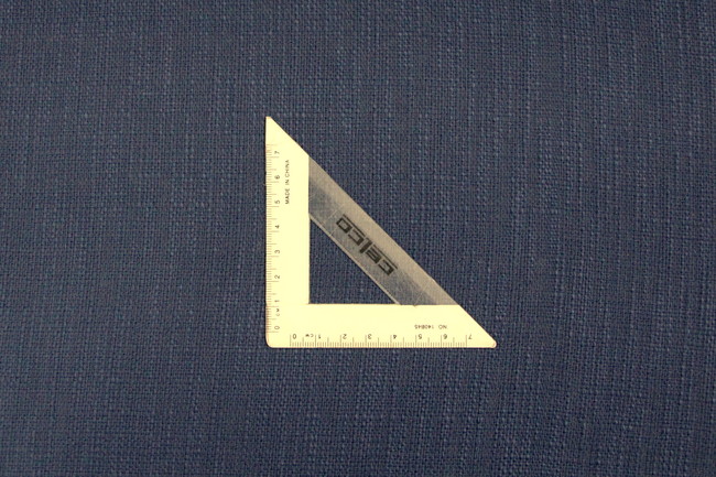 Dusky Denim Bio Washed Tweed Linen/Cotton Blend