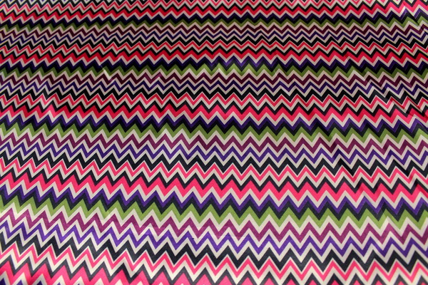 Fantastic and Fashionable Chevron Satin Lining - Bright Tones