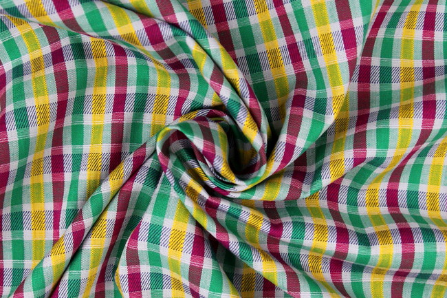 Blue Stripes Reversable Cotton Check