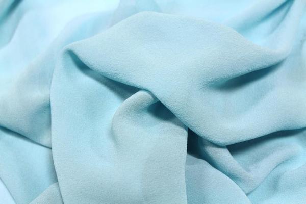 Washer Finish 10mm Silk Georgette - Soft Blue