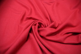 Bright Red Wool Twill 