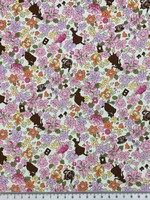 Alice with Floral Pinks & Purple