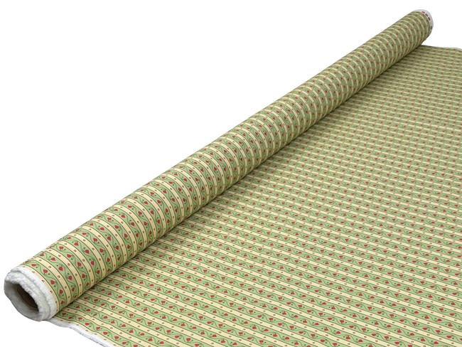 Strawberry Stripped Printed Cotton