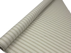 Neutral Tones Stitched Striped Linen Cotton Blend