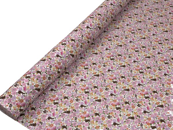 Alice with Floral Pinks & Purple