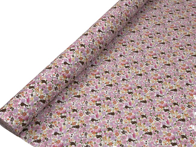 Alice with Floral Pinks & Purple