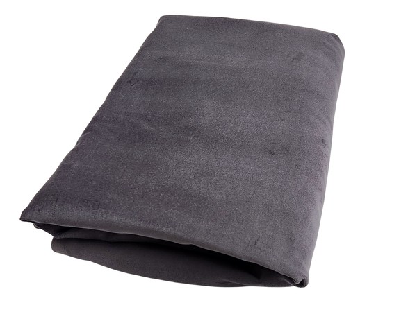 Dark Grey Velour Feel Upholstery
