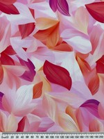 Petals in Pastel Tones Digital Printed Rayon