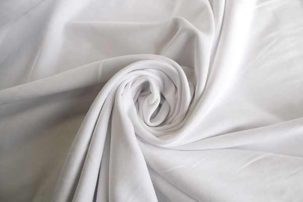 White Sweat-shirting (Cotton Rich)