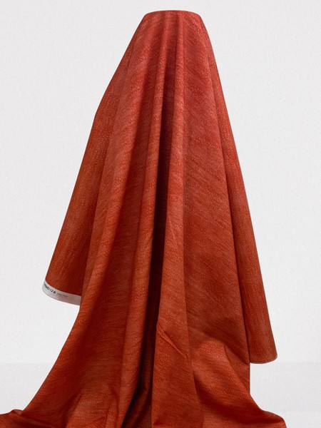 Mottled Terracottas Printed Cotton