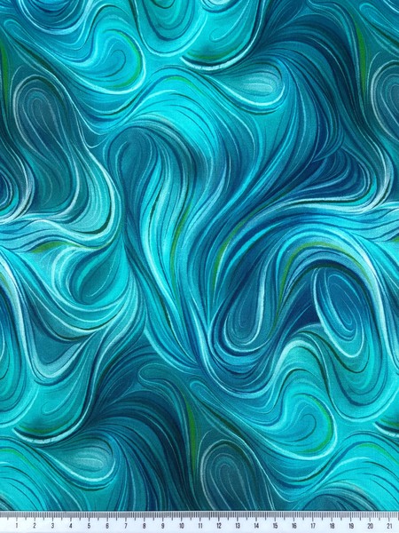 Basket & Blooms Paua Swirl Premium Cotton