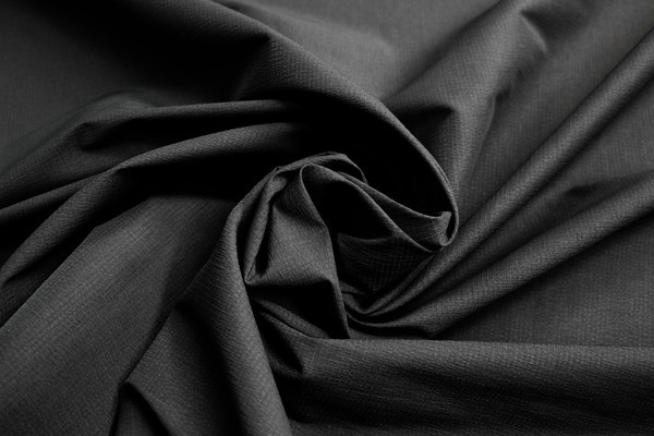 Soot Rip-Stop Stretch Polyester