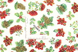 Pohutukawa & Holly Premium Printed Cotton