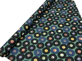 Retro Records on Green Premium Cotton