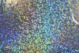 Silver Holographic Printed Grey Lycra