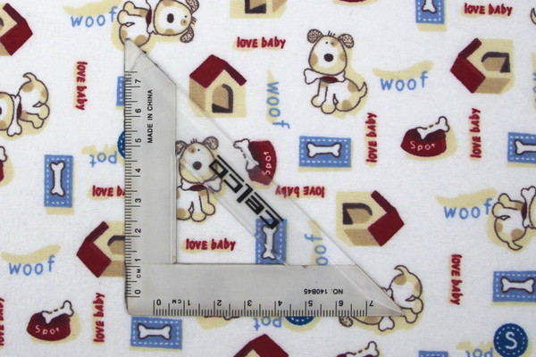 Spot the Dog Printed Flannelette