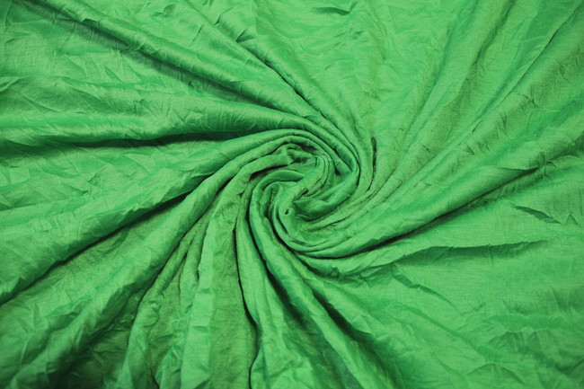 Green Apple Light Crinkle Knit