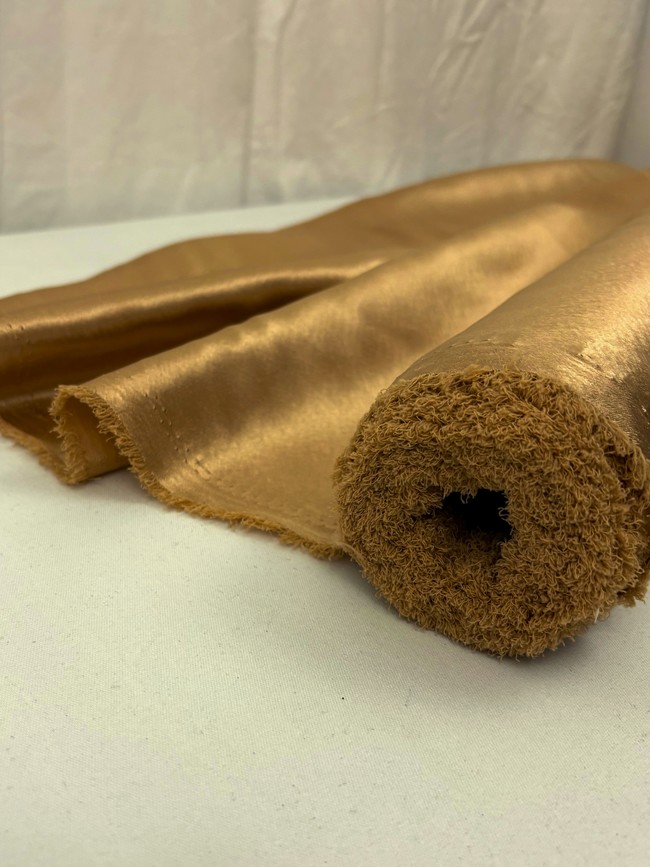 Caramel Satin Backed Crepe