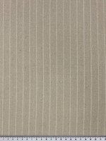 White Pin Stripe on Neutral Linen Cotton Blend