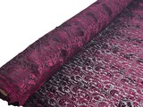 Wine Toned Burnout Velvet