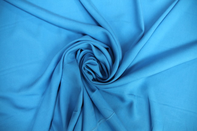 Cobalt Textured Woven Tencel