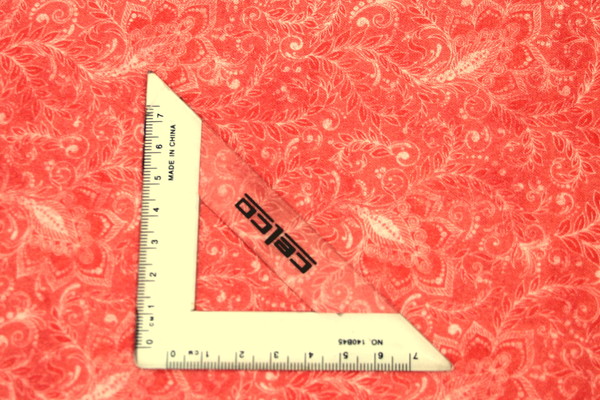 Guava Paisley Printed Cotton - Extra Wide