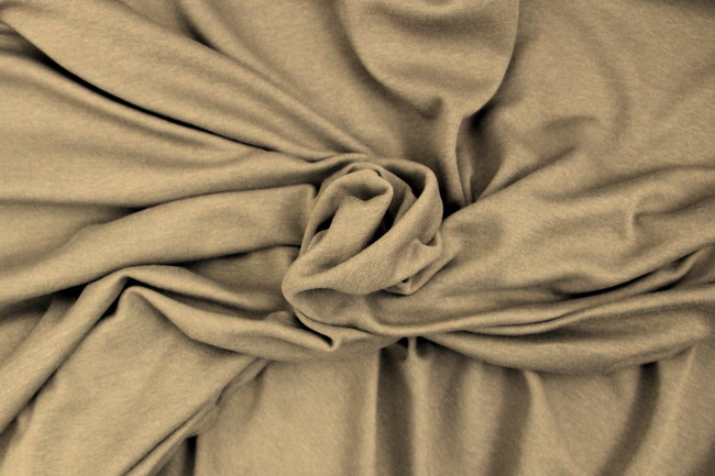 Smokey Taupe Double Jersey Interlock Knit