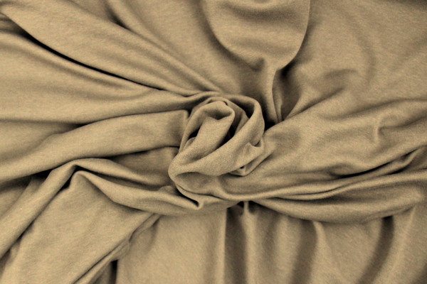 Smokey Taupe Double Jersey Interlock Knit