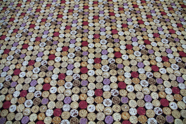 Corks - Vines & Wines Printed Cotton