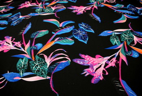 Lush Garden Lightweight Polyester Crepe