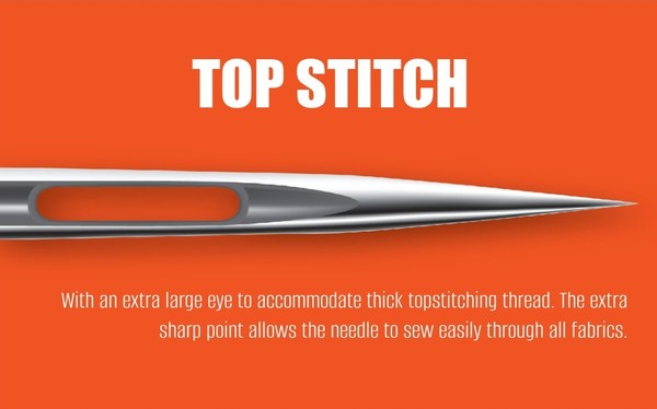 Size 80/12 Topstitch Machine Needles