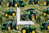 Farmers Paradise All Over Tractors Premium Printed Cotton