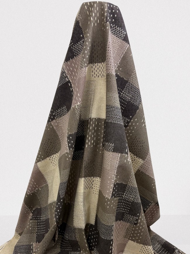 Browns Patchwork - Mid-weight Premium Cotton