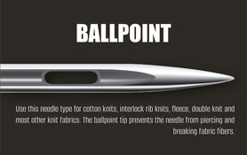 Assorted Ballpoint Machine Needles