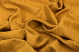 Mustard Textured Rayon/Linen Blend 
