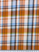 Orange & Blue Tarten Polished Cotton