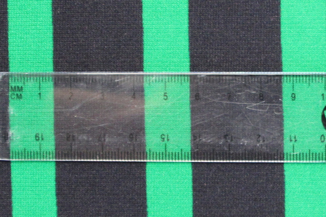 Navy & Green Striped Ponti de Roma