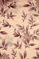 Dusky Mauve Floral on Primrose Pink Printed Stretch Satin