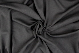 Black Double Jersey Interlock Knit